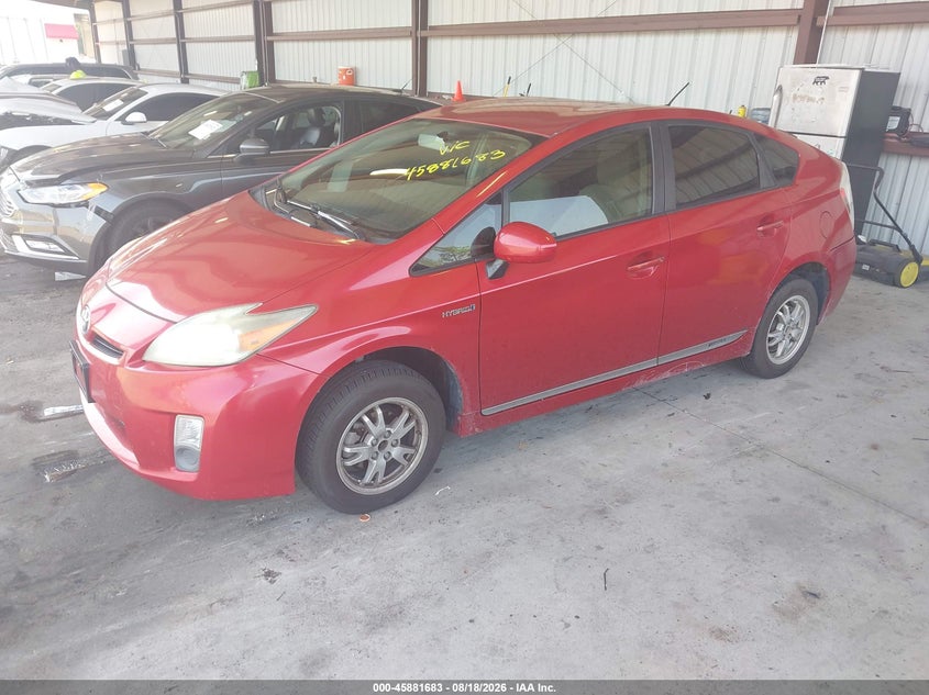 2011 Toyota Prius, Right Side, IAAI, VIN JTDKN3DU8B1435077 — photo 2