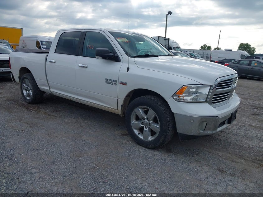 Vin: 1c6rr7tt0hs814636, lot: 46380761, ram 1500 big horn  4x4 6'4 box 2017 img_1
