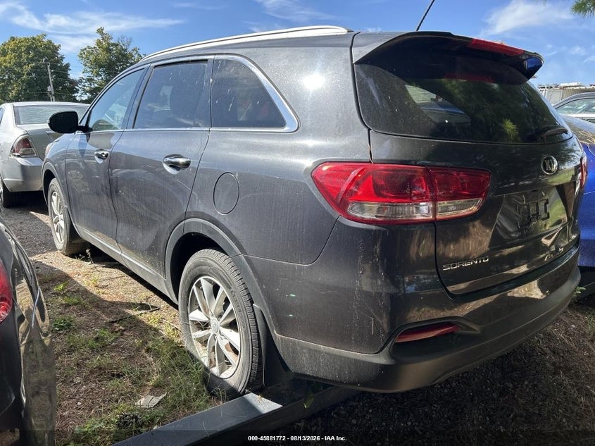 Vin: 5xypg4a34gg164222, lot: 46380806, kia sorento 2.4l lx 20163