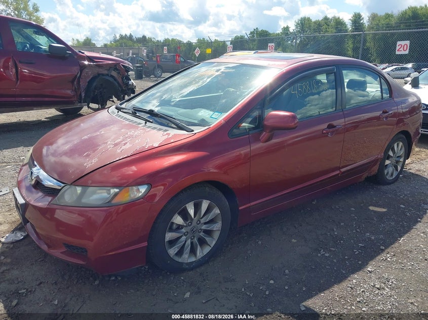 2009 Honda Civic, Normal Wear & Tear, IAAI, VIN 2HGFA16879H520751 — photo 2