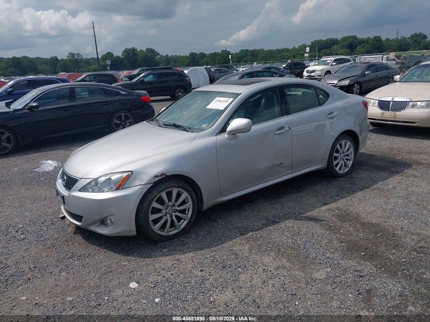2008 Lexus IS, Обычный износ, IAAI, VIN JTHCK262X85021432 — фото 2