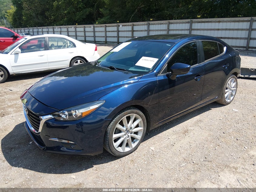 2017 Mazda 3, Удар сзади, IAAI, VIN JM1BN1W38H1116151 — фото 2