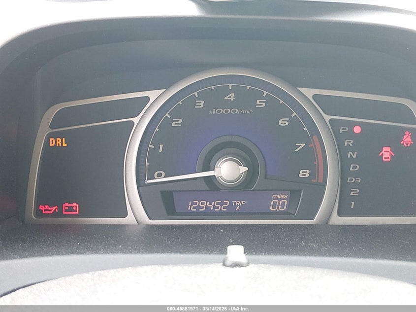 2011 HONDA CIVIC SEDAN 1.8L I-4 VVT, REGULAR , 140HP