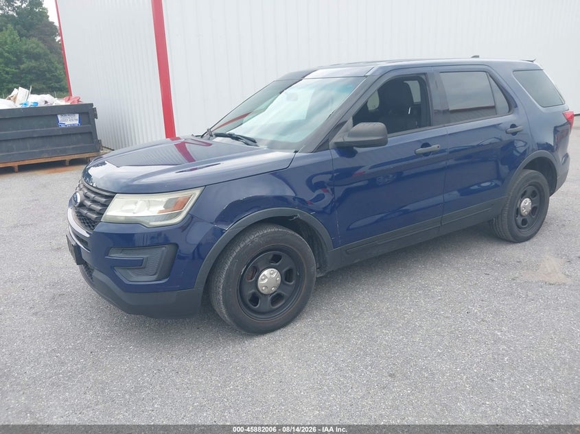 Vin: 1fm5k8ar0ggc94833, lot: 46381040, ford utility police interceptor 20162