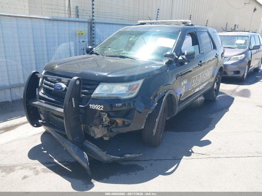 Vin: 1fm5k8ar6ggd32825, lot: 46381094, ford utility police interceptor 20162