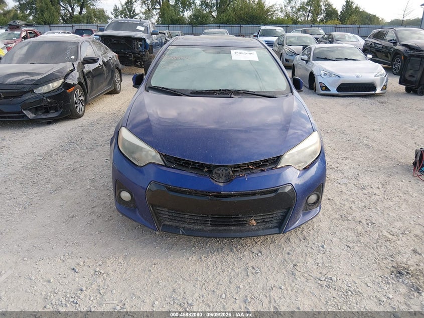 TOYOTA COROLLA 2015 VIN 2T1BURHE7FC304720