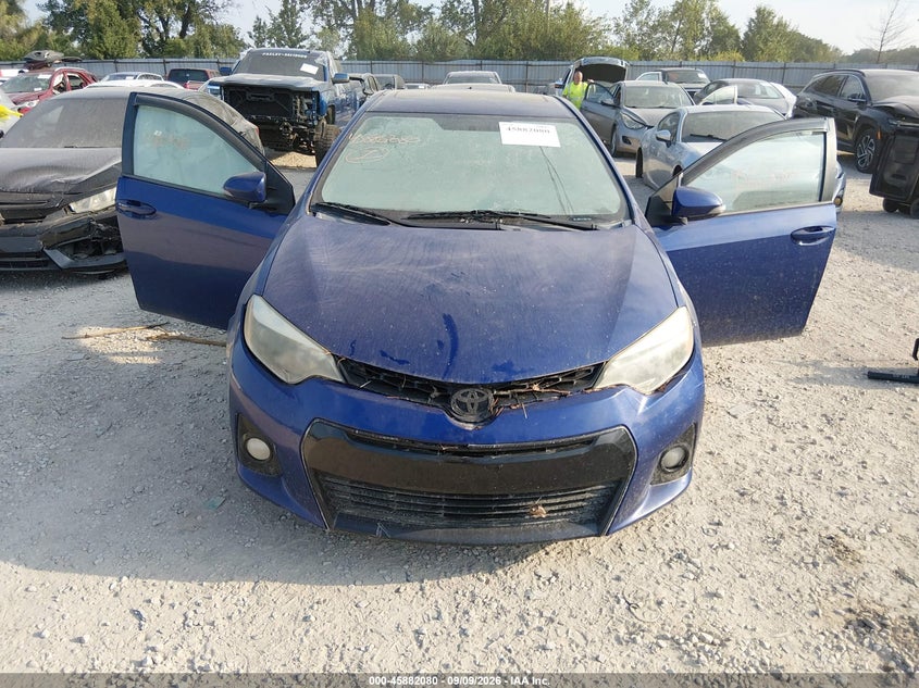 TOYOTA COROLLA 2015 VIN 2T1BURHE7FC304720