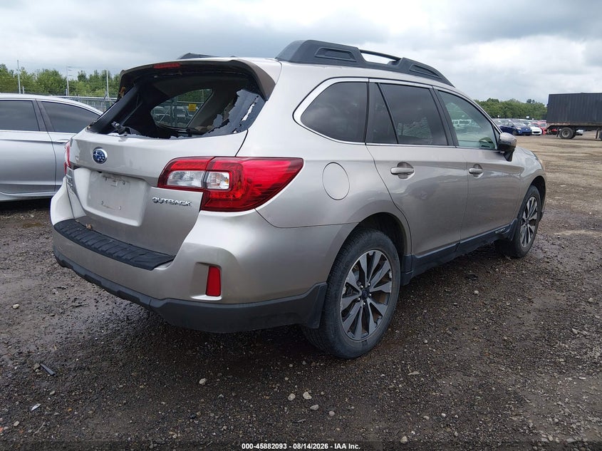 2015 SUBARU OUTBACK auction photo 4