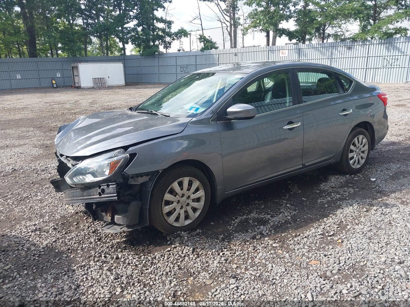 2016 Nissan Sentra, Front End, IAAI, VIN 3N1AB7AP6GL684071 — photo 2