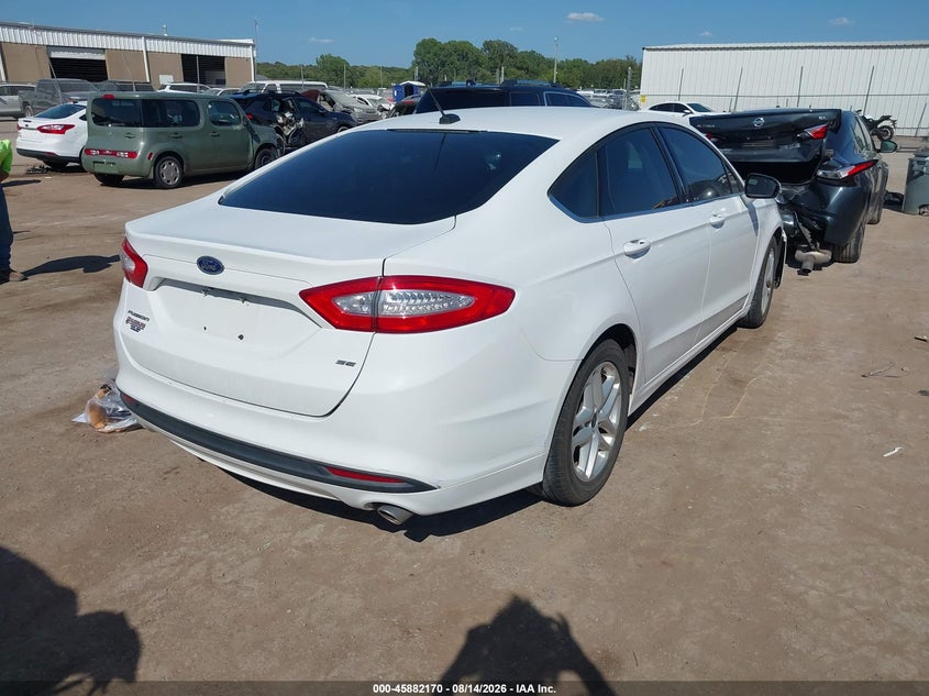 Vin: 1fa6p0h72g5135524, lot: 46381204, ford fusion se 20164