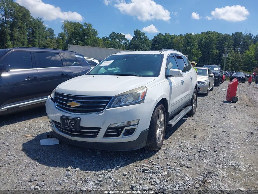 2017 Chevrolet Traverse, Right Front, IAAI, VIN 1GNKRJKD8HJ228636 — photo 2