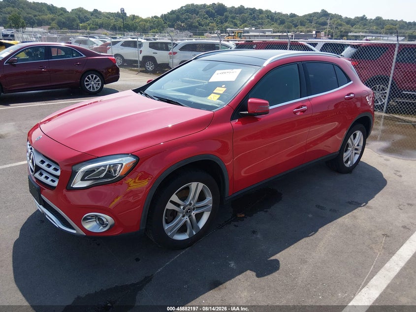 Vin: wdctg4gb7kj552223, lot: 46381231, mercedes-benz gla 250 4matic 20192