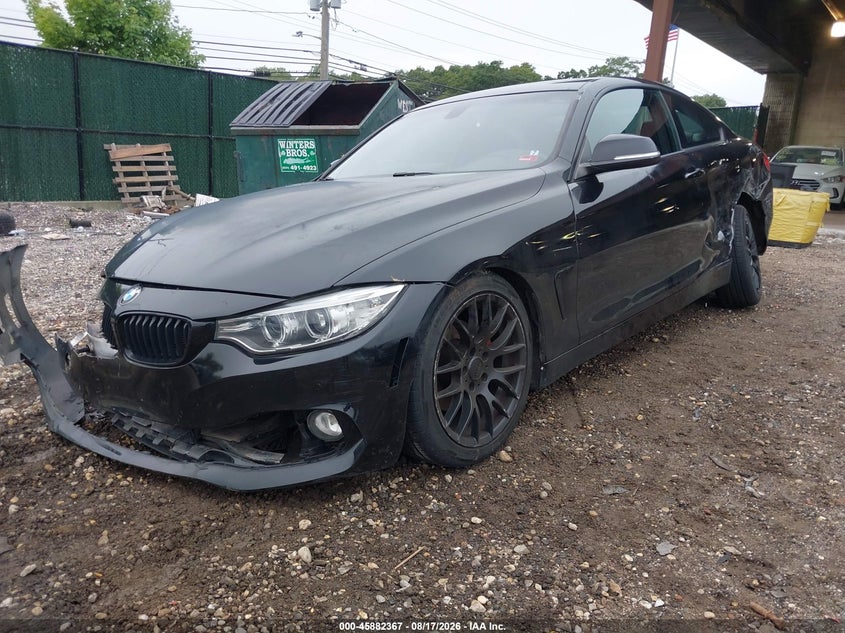 2014 BMW 4er, Front End, IAAI, VIN WBA3N9C58EF720867 — photo 2