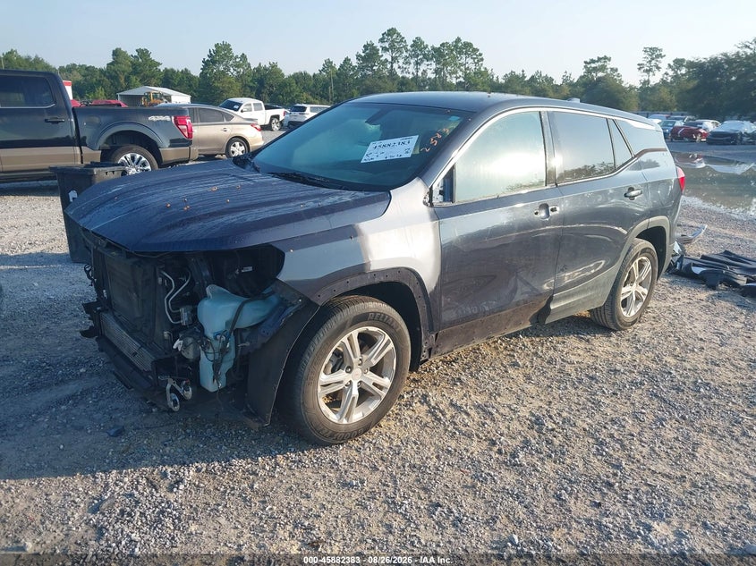 2019 GMC Terrain, Front End, IAAI, VIN 3GKALMEV9KL257191 — photo 2
