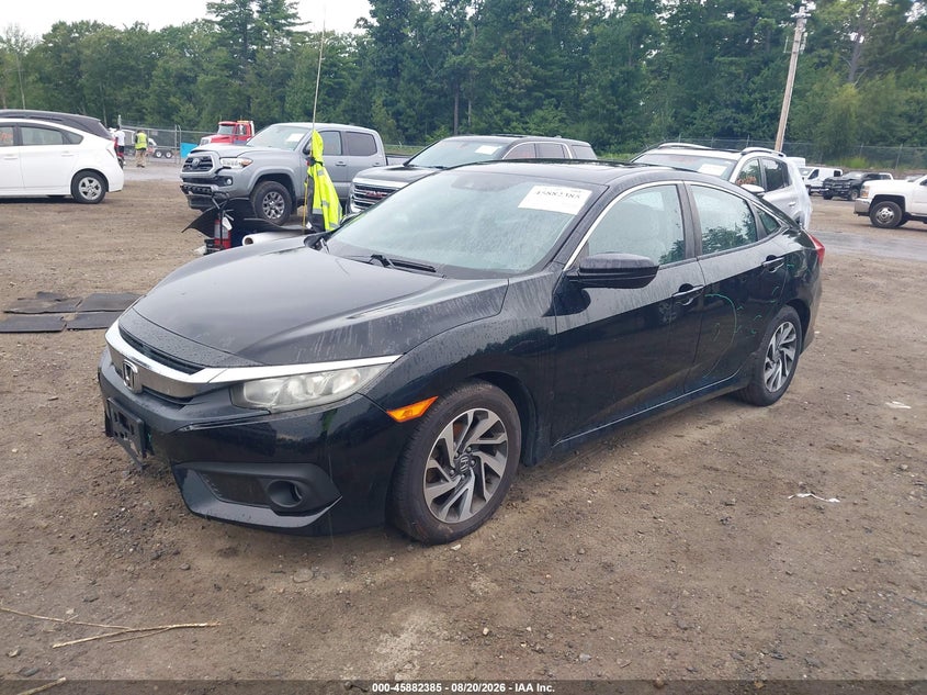 2016 Honda Civic, Угон, IAAI, VIN 19XFC2F83GE220289 — фото 2