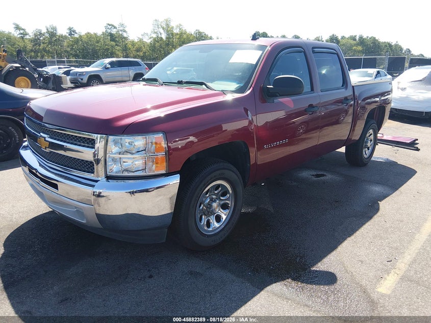 2013 Chevrolet Silverado, Удар ззаду, IAAI, VIN 3GCPCSEA4DG239023 — фото 2