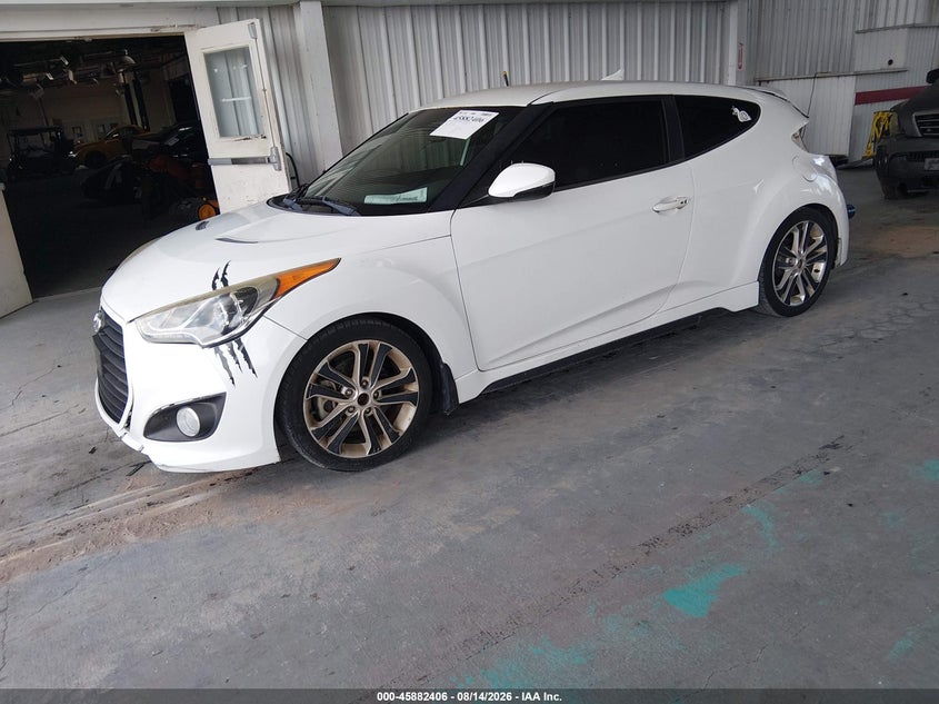 2014 HYUNDAI VELOSTER HATCHBACK 1.6L I-4 DI, DOHC, VVT, TURBO, 201HP