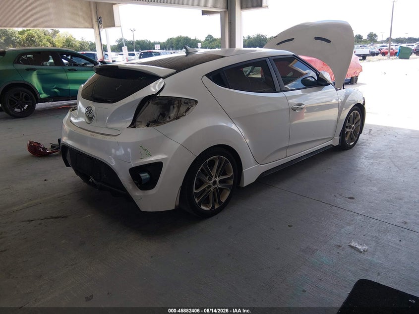 2014 HYUNDAI VELOSTER HATCHBACK 1.6L I-4 DI, DOHC, VVT, TURBO, 201HP