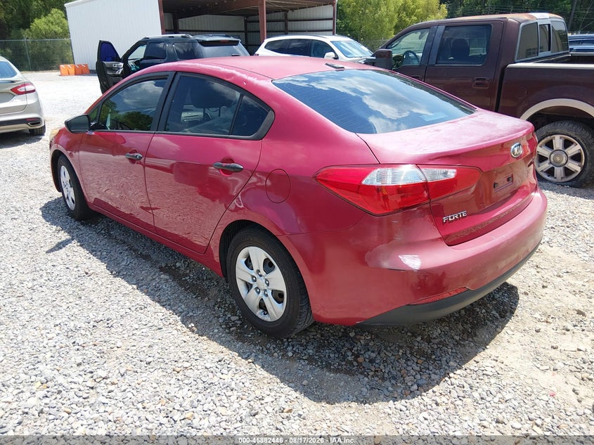 Vin: knafk4a65g5563554, lot: 46381480, kia forte lx 20163