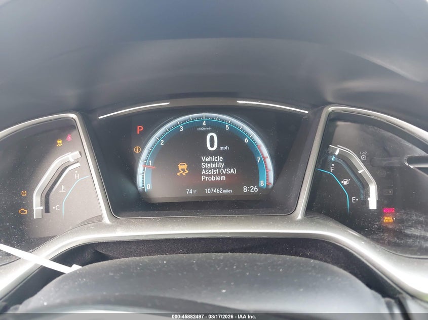 2017 HONDA CIVIC auction photo 7