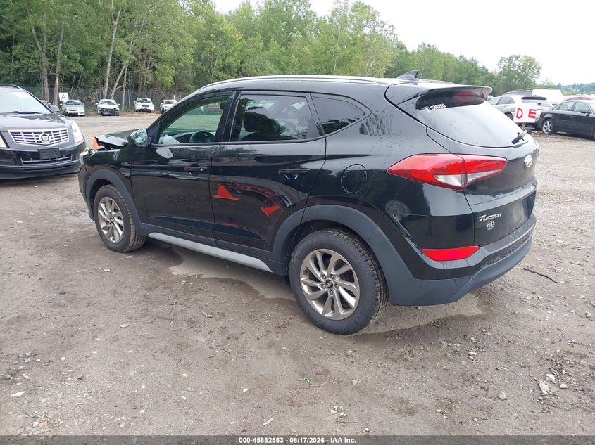 Vin: km8j3ca41ju774097, lot: 46381597, hyundai tucson sel 20183