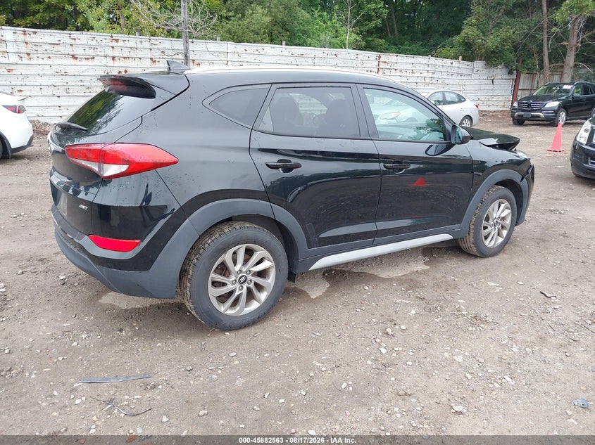 Vin: km8j3ca41ju774097, lot: 46381597, hyundai tucson sel 20184