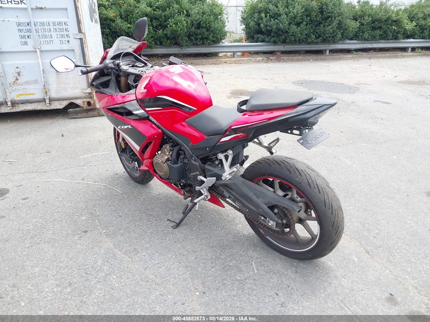 2022 HONDA CBR500 auction photo 3