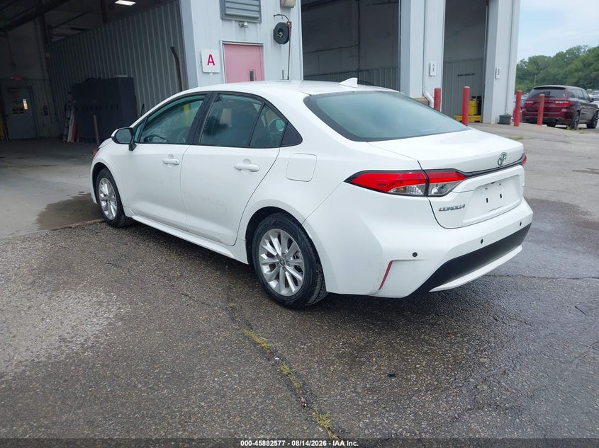 Vin: 5yfvpmae7mp261396, lot: 46381611, toyota corolla le 20213