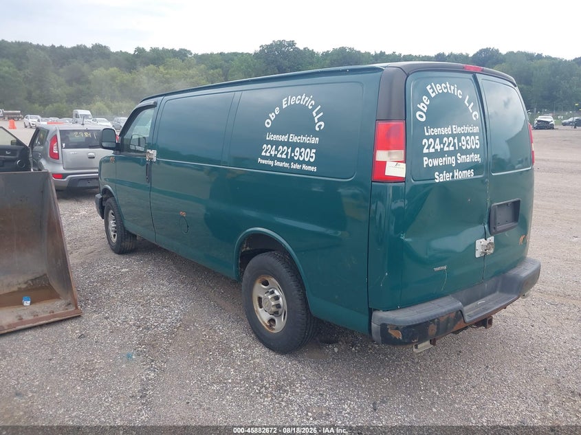 Vin: 1gcwgfca1d1126249, lot: 46381706, chevrolet express 2500 work van 20133