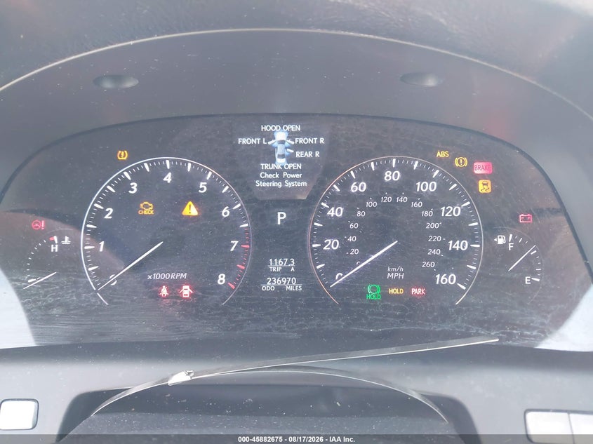2011 LEXUS LS 460 auction photo 7