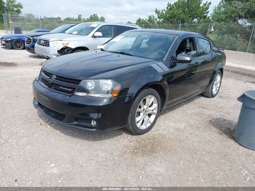Vin: 1c3cdzbg5cn222187, lot: 46381725, dodge avenger r/t 20122