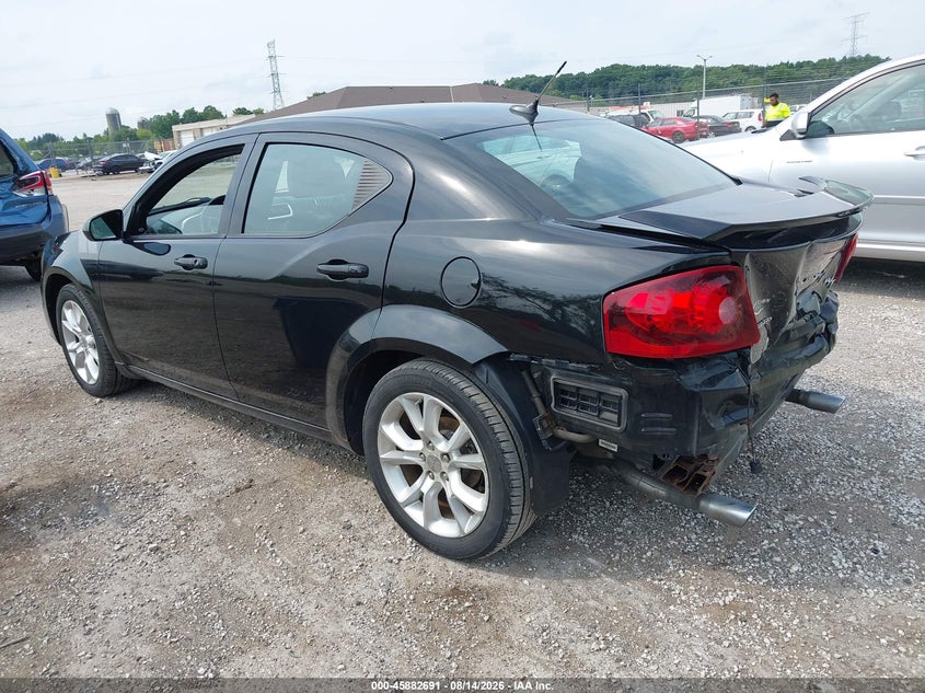Vin: 1c3cdzbg5cn222187, lot: 46381725, dodge avenger r/t 20123