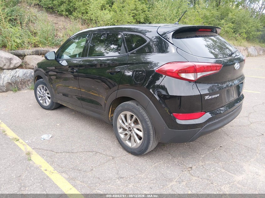 Vin: km8j2ca48ju656244, lot: 46381795, hyundai tucson se 20183