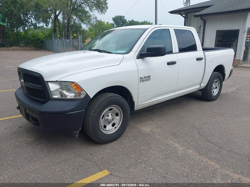 Vin: 1c6rr7kg4js293110, lot: 46381825, ram 1500 tradesman  4x4 5'7 box 20182
