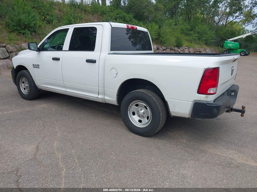 Vin: 1c6rr7kg4js293110, lot: 46381825, ram 1500 tradesman  4x4 5'7 box 20183
