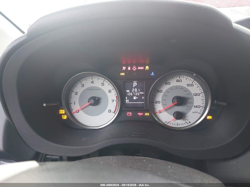 SUBARU IMPREZA 2014 VIN JF1GPAG63E8265469