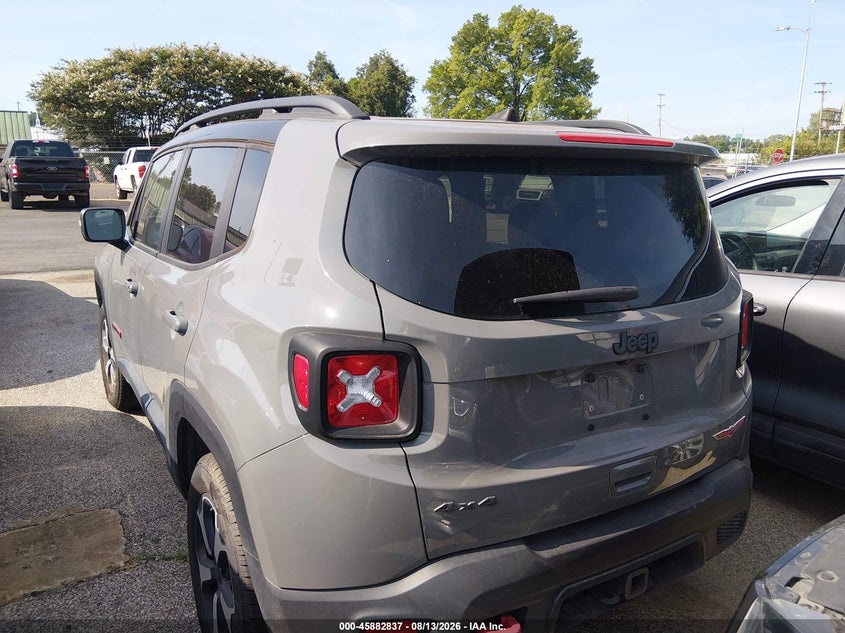 Vin: zacnjbc12lpl03537, lot: 46381871, jeep renegade trailhawk 4x4 20203