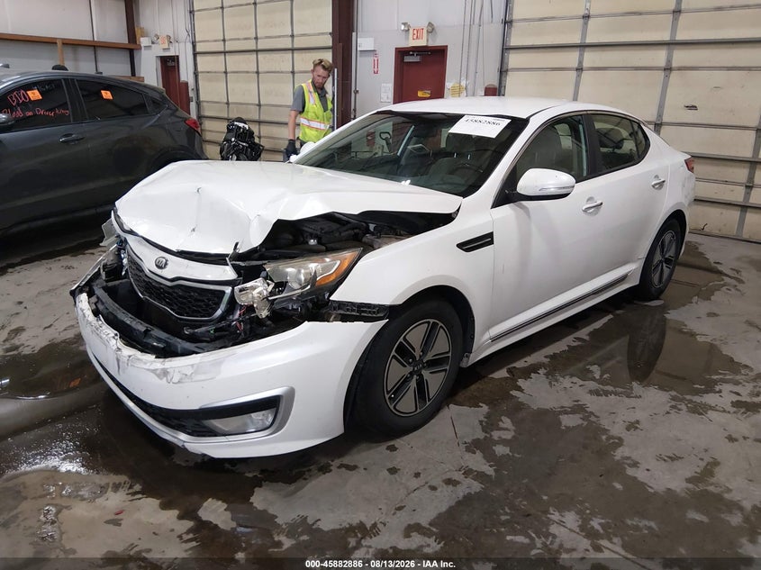 2012 Kia Optima, Front End, IAAI, VIN KNAGM4AD3C5020761 — photo 2