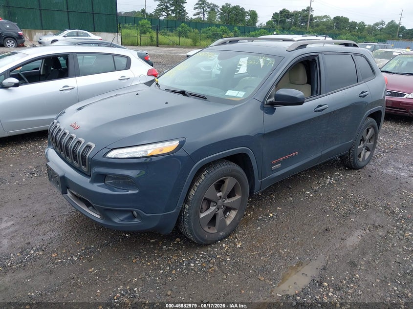 2016 Jeep Cherokee, Правый зад, IAAI, VIN 1C4PJMCS3GW339939 — фото 2