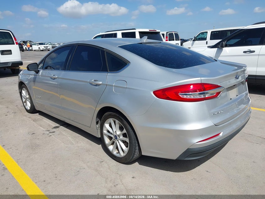 Vin: 3fa6p0lu6kr258214, lot: 46382030, ford fusion hybrid se 20193