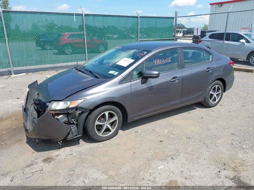 2015 HONDA CIVIC auction photo 2