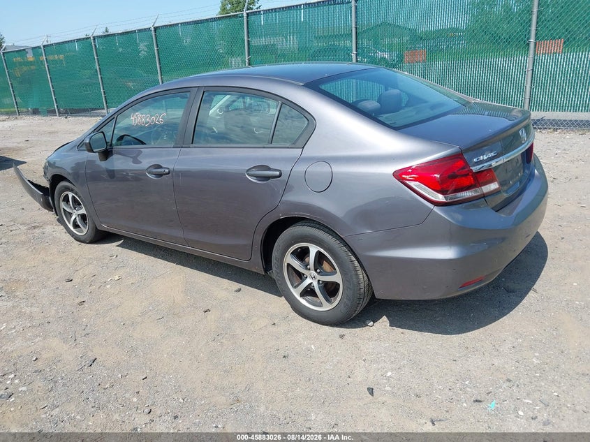 2015 HONDA CIVIC auction photo 3