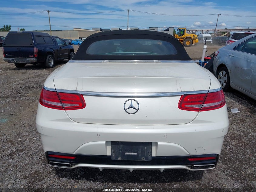 MERCEDES-BENZ S 550 2017 VIN WDDXK8CB5HA017585