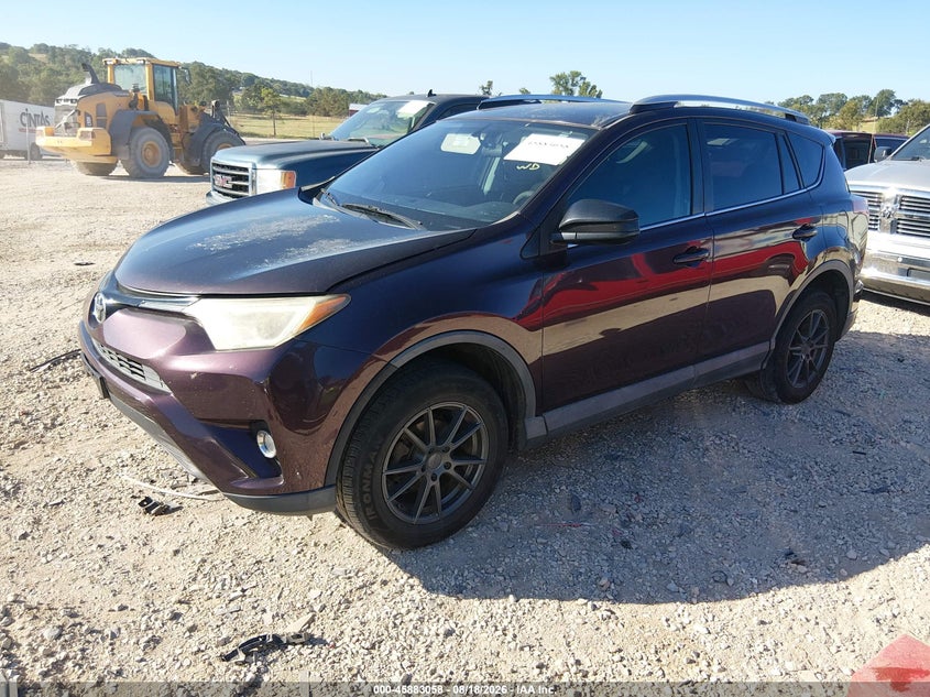 2016 Toyota RAV 4, Rear, IAAI, VIN 2T3ZFREV7GW278656 — photo 2
