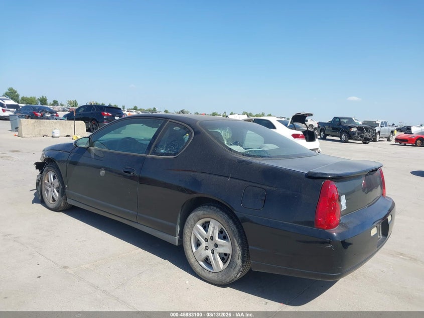 CHEVROLET MONTE CARLO 2007 VIN 2G1WJ15K779134312