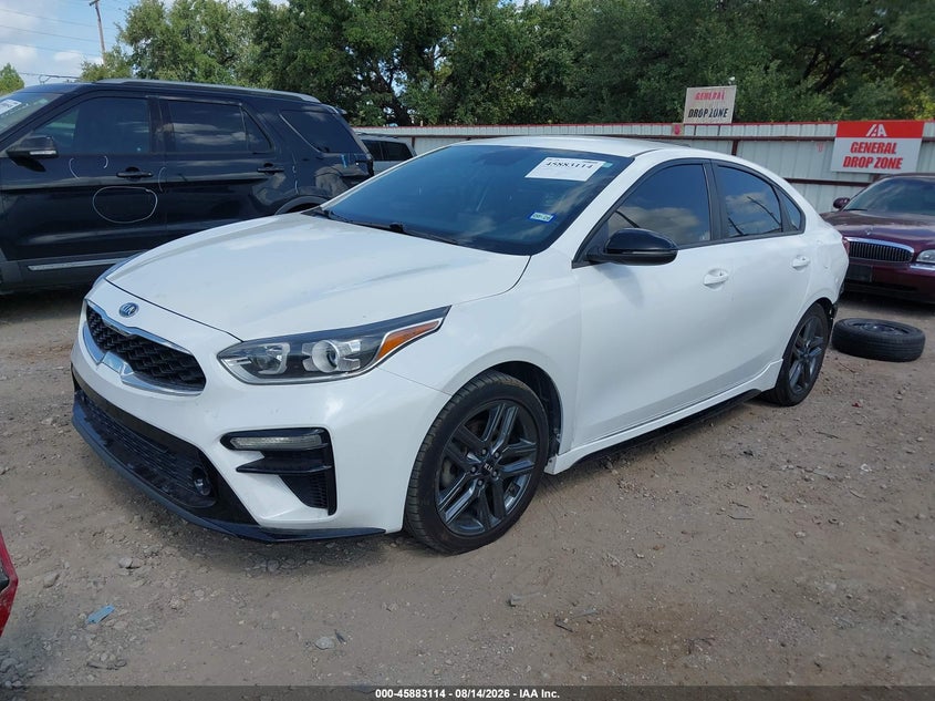 Vin: 3kpf34adxme308798, lot: 46382149, kia forte gt-line 20212
