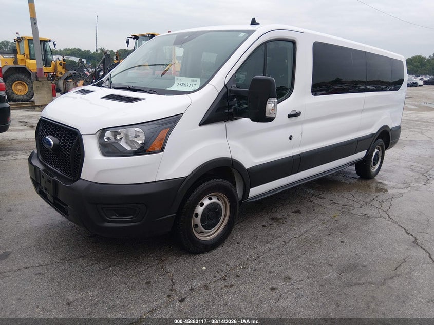 2021 FORD TRANSIT-350 PASSENGER VAN auction photo 2