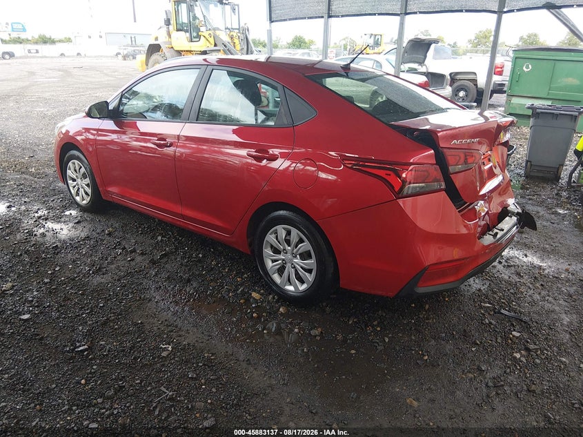 Vin: 3kpc24a63ne181255, lot: 46382171, hyundai accent se 20223