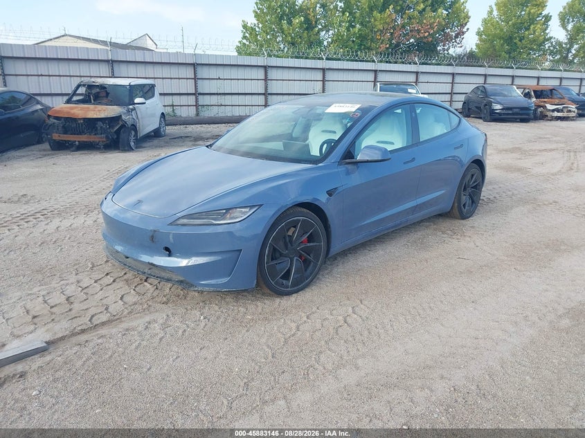 Vin: 5yj3e1et0tf203340, lot: 46382180, tesla model 3 performance all-wheel drive 20262