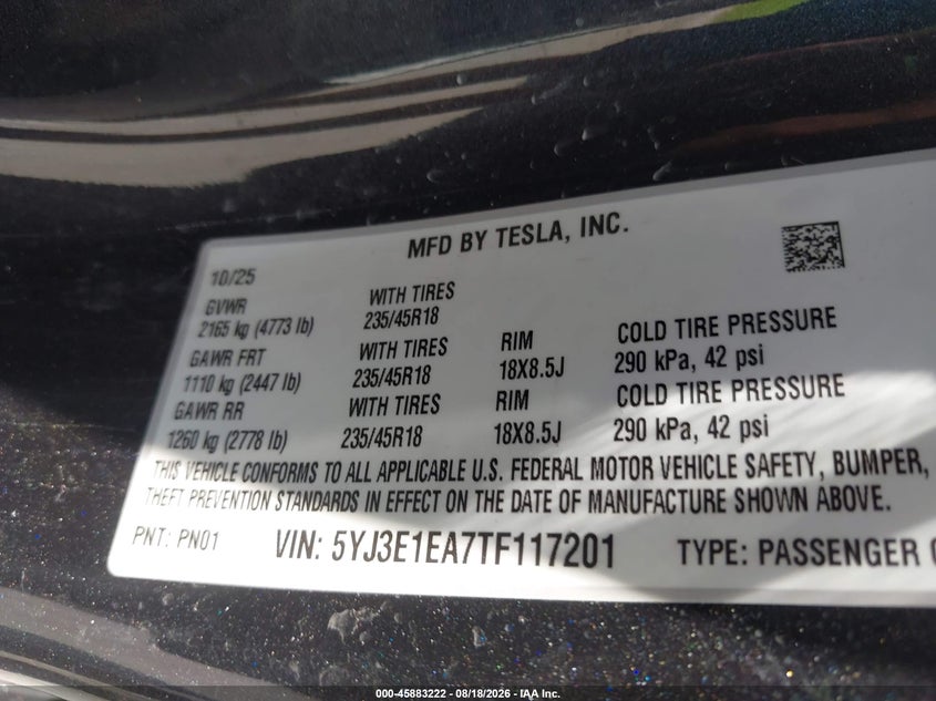 TESLA MODEL 3 - zdjęcie 9
